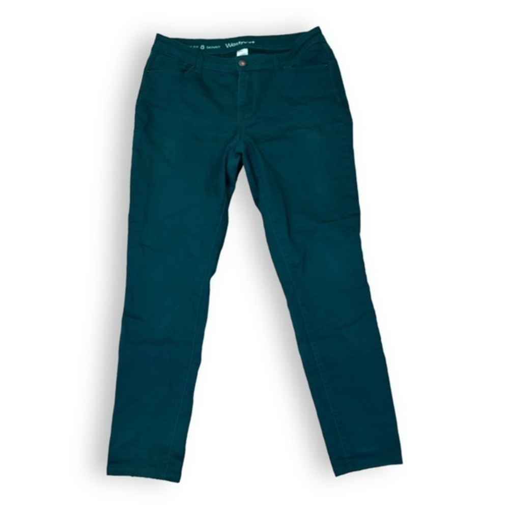 Women’s Westport 8 Signature Fit Teal High Waist Skinny Jeans